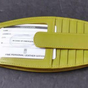 Genuine leather double sided credit card wallet